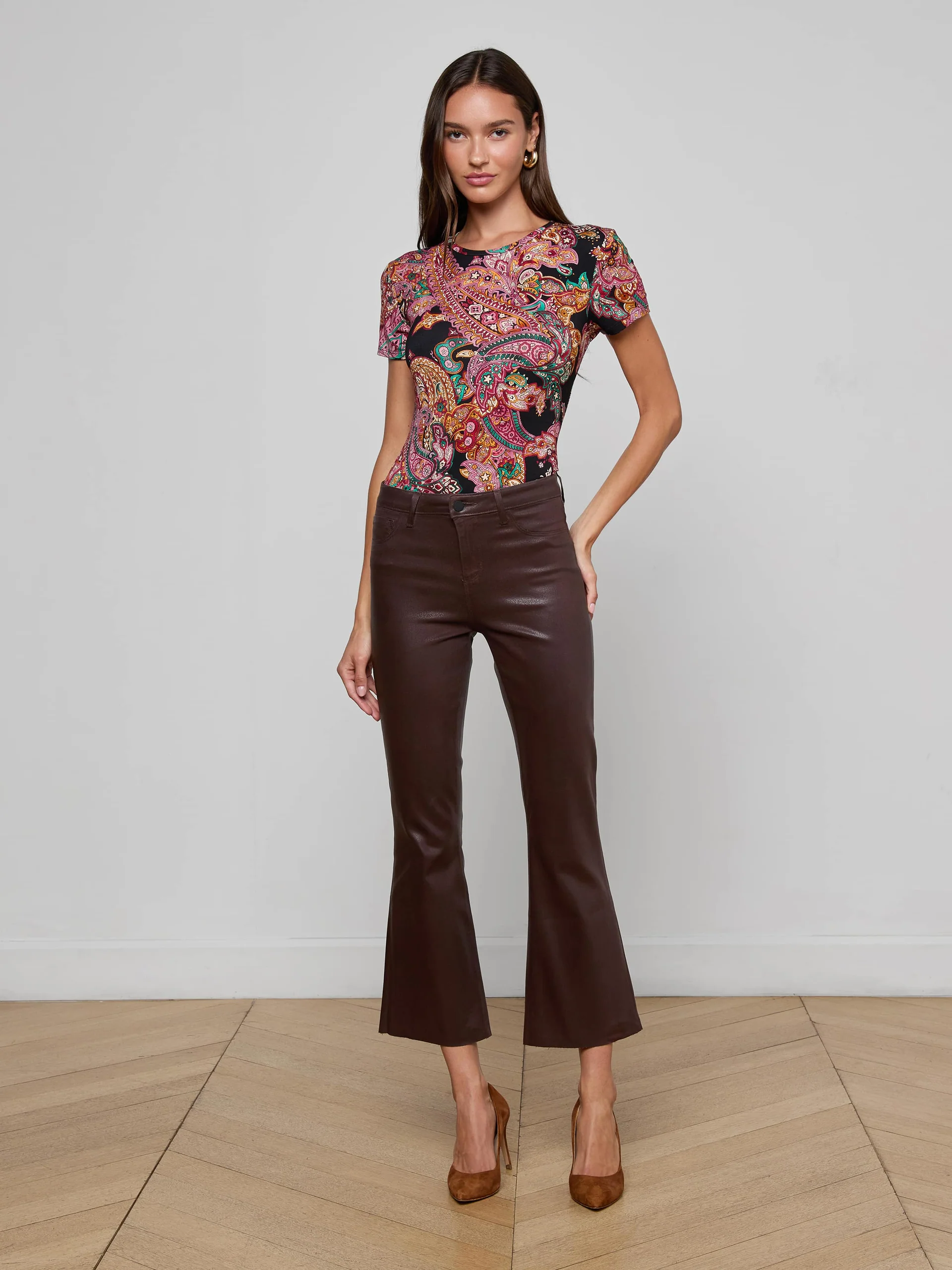 L'Agence KENDRA CROPPED FLARE at Romi Boutique