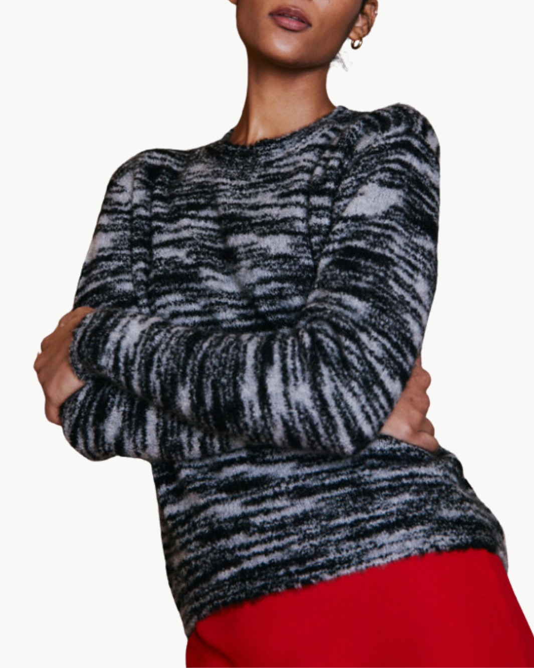 TIGER STRIPE CHUNKY CREW IN TABBY - Romi Boutique
