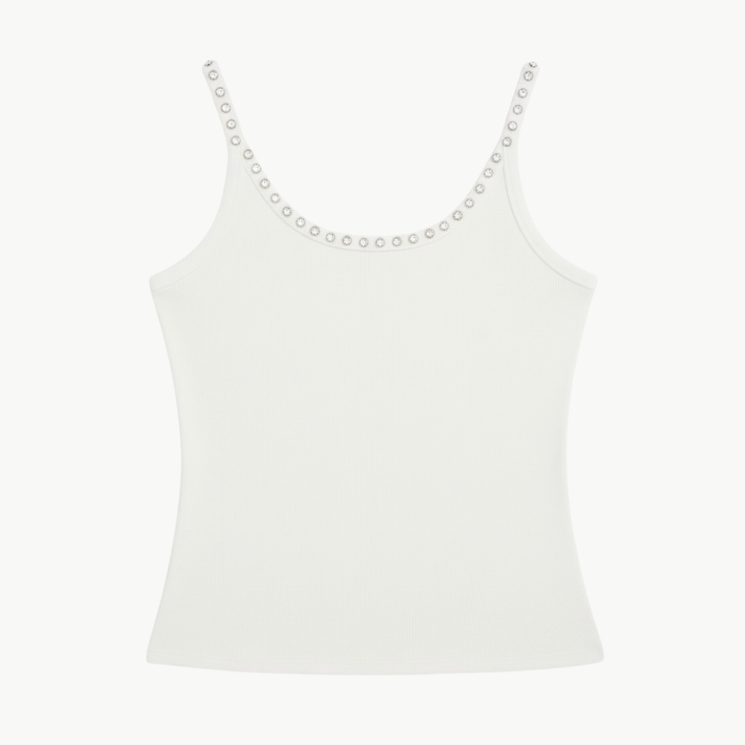 Generation Love IRIS CRYSTAL TANK TOP at Romi Boutique