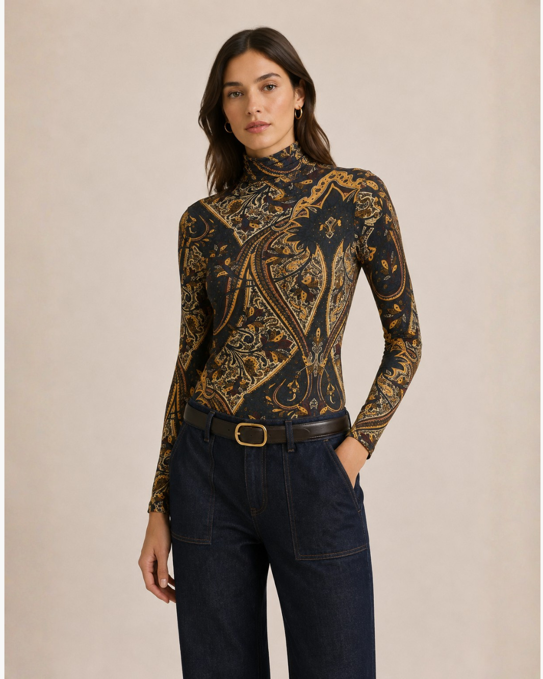 Aurelia Long Sleeve Jersey Top