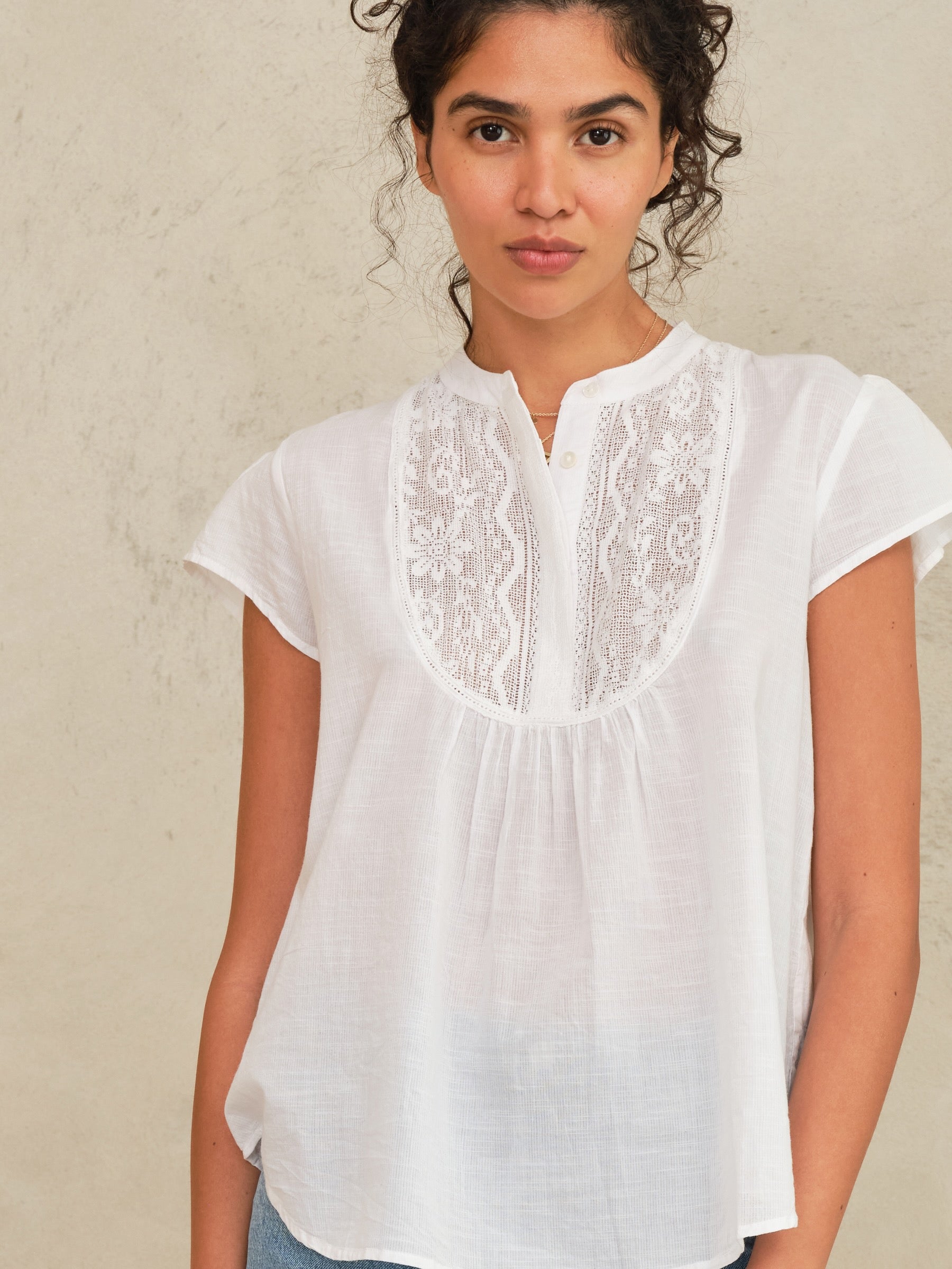 Mabe Freya Short Sleeve Top at Romi Boutique
