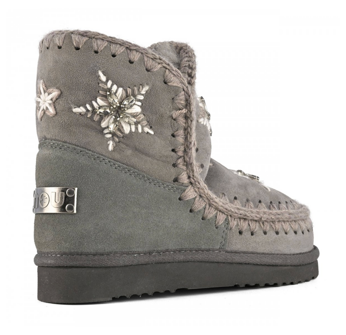 ESKIMO STARS AND RHINESTONES IN CHARCOAL
