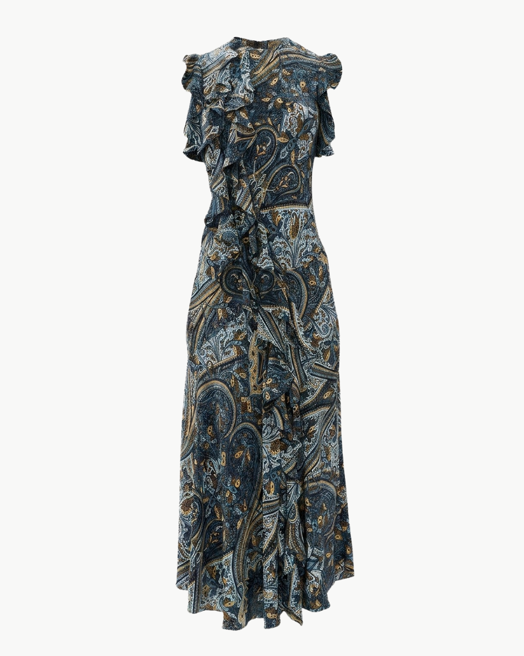 Ameline Sleeveless Silk Dress