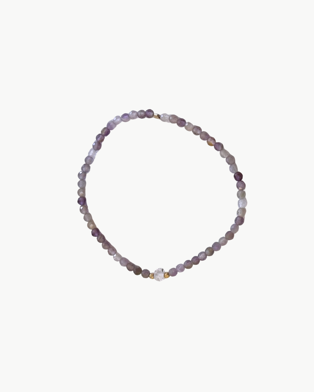 BEADED BRACELET IN PURPLE