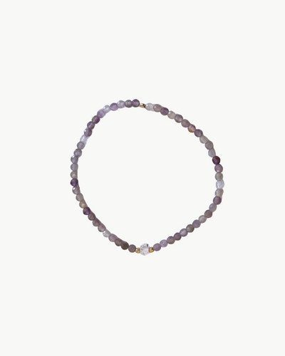 BEADED BRACELET IN PURPLE