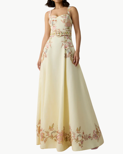 RIAH BUCKLE LONG DRESS