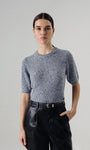 W.Cashmere Brenda Short Sleeves Sweater at Romi Boutique