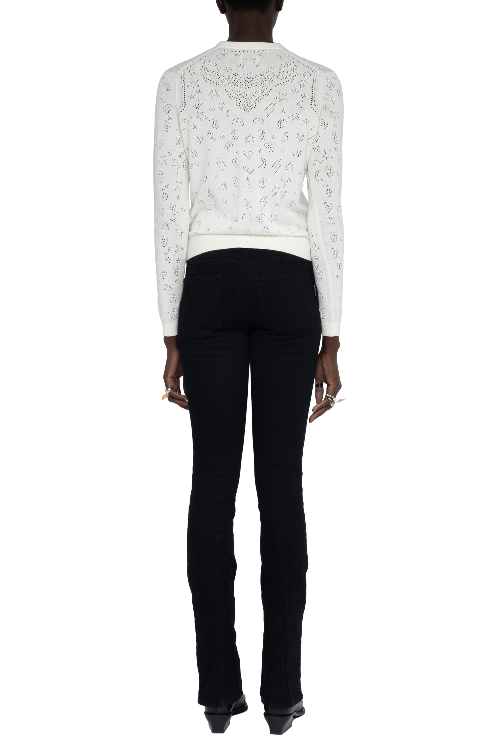 Zadig & Voltaire Manala Bandana Cardigan at Romi Boutique