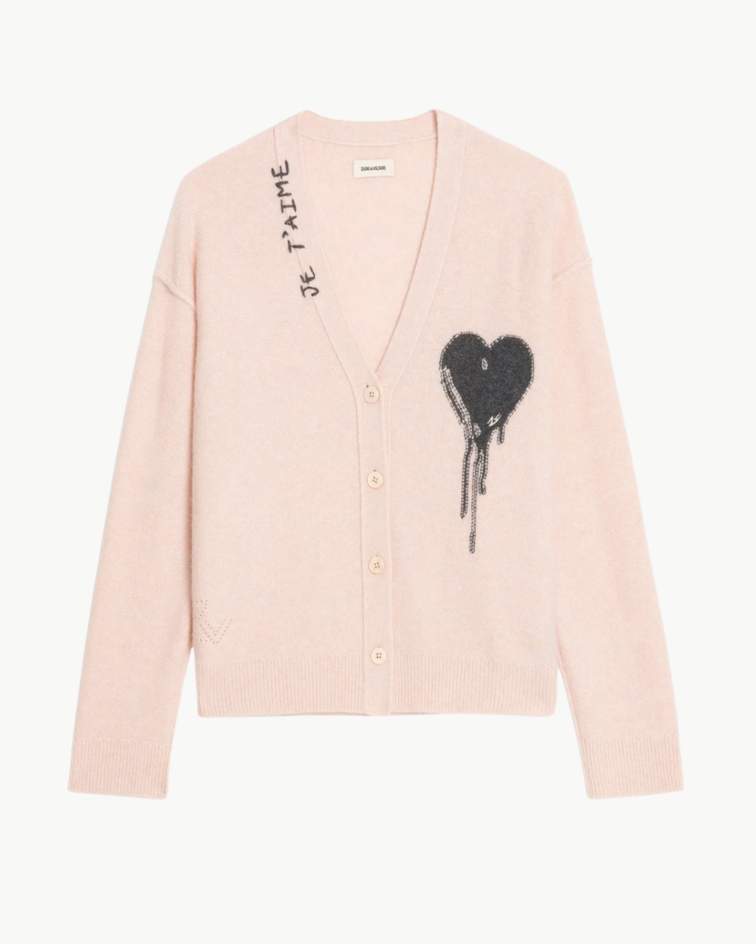 Zadig & Voltaire MIRKAZ CASHMERE CARDIGAN at Romi Boutique