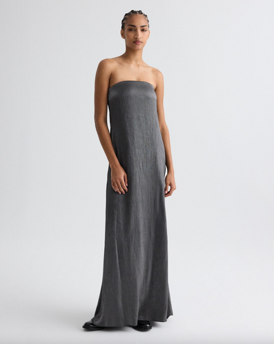 CAROLYNS GOWN IN SPLINTERED METALLIC