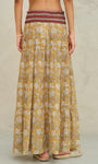 Mabe Tulsi Print Maxi Skirt at Romi Boutique