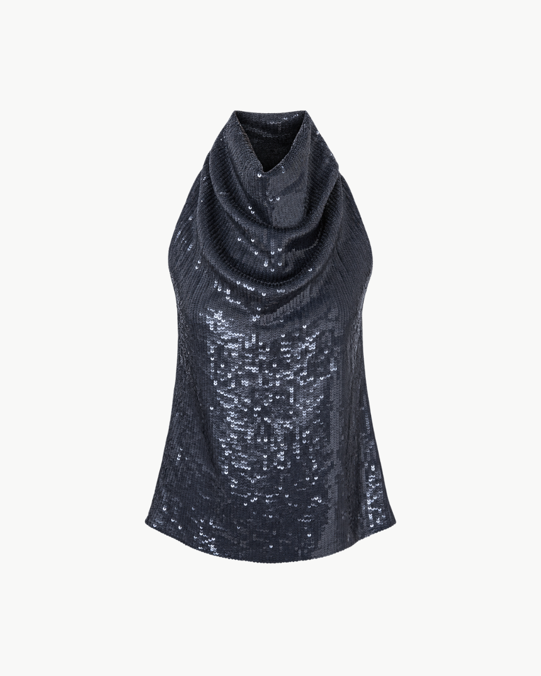 Friday Night Halter Sequin Top