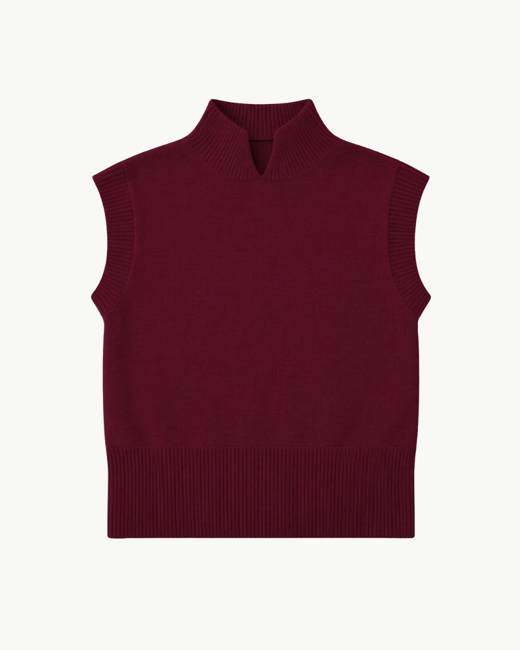 CASHMERE SLEEVELESS MOCK NECK by White & Warren - Romi Boutique