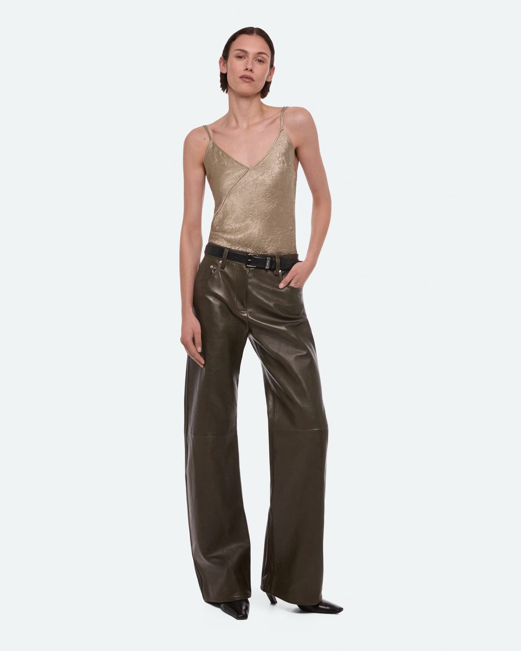 Crinkle Slip Top