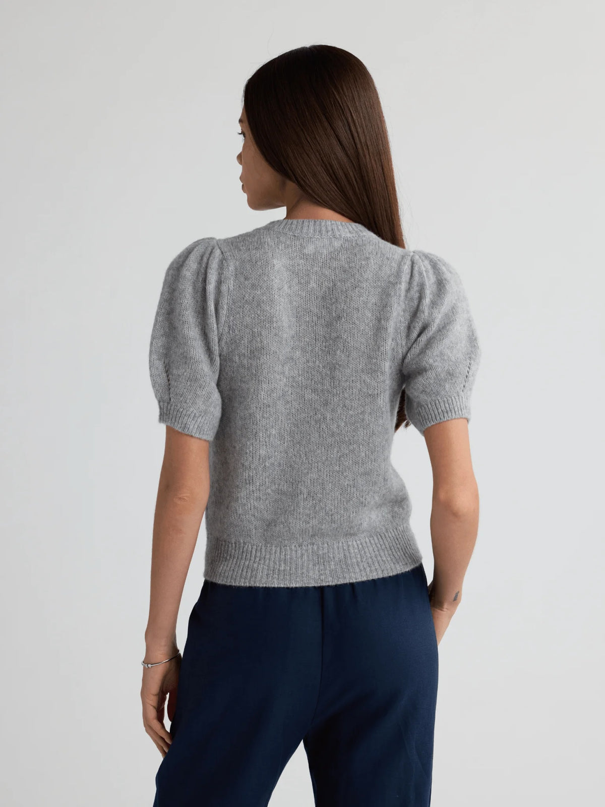 W.Cashmere Sheila Short Sleeve Cardigan at Romi Boutique