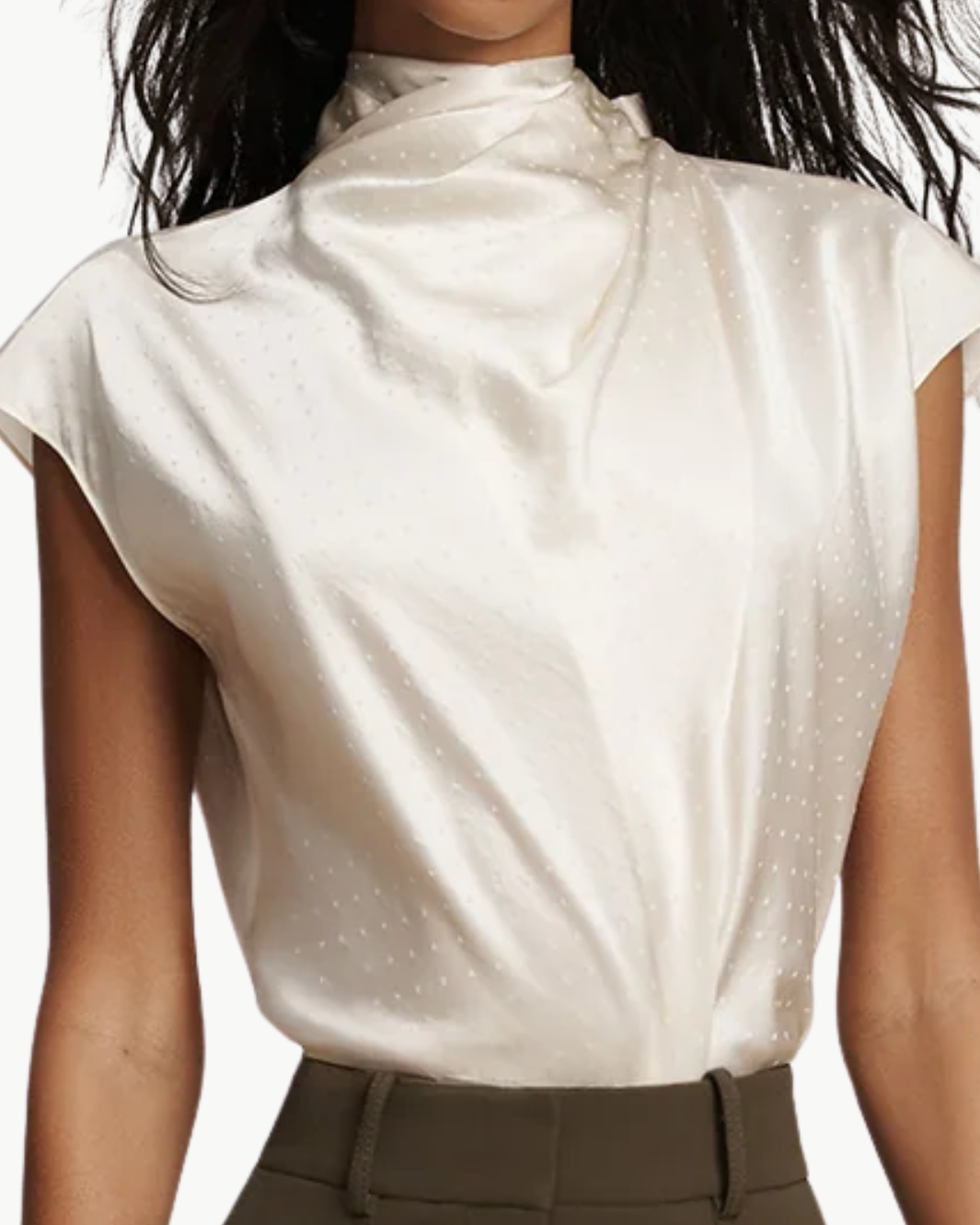 LEILANY TOP IN ECRU