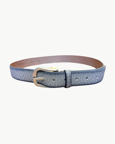 MARA BELT IN WHITE/SILVER