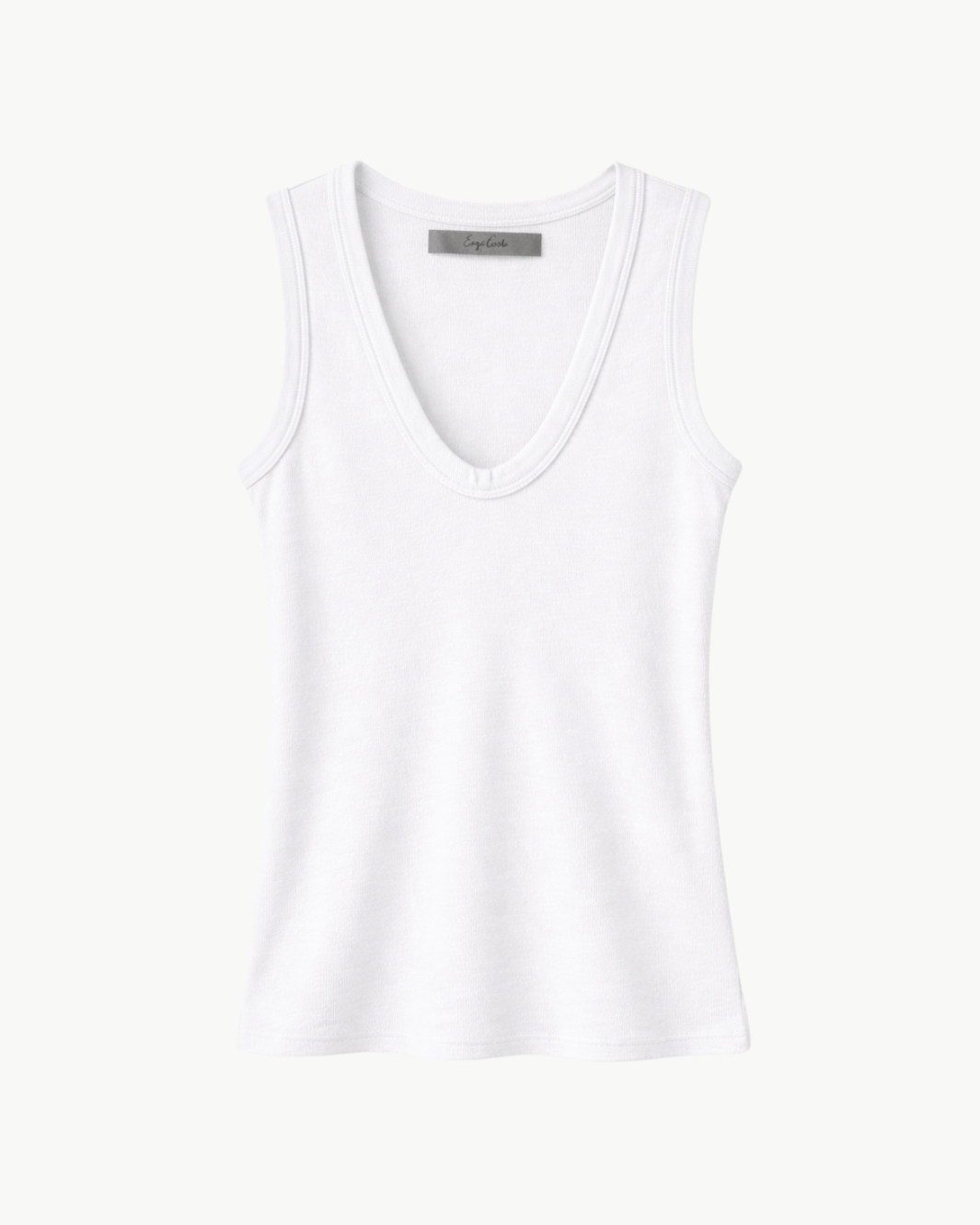 Enza Costa TEXTURED RIB SLEEVELESS U at Romi Boutique