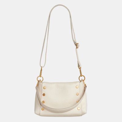 BRYANT MED IN CALLA LILY WHITE/BRUSHED GOLD
