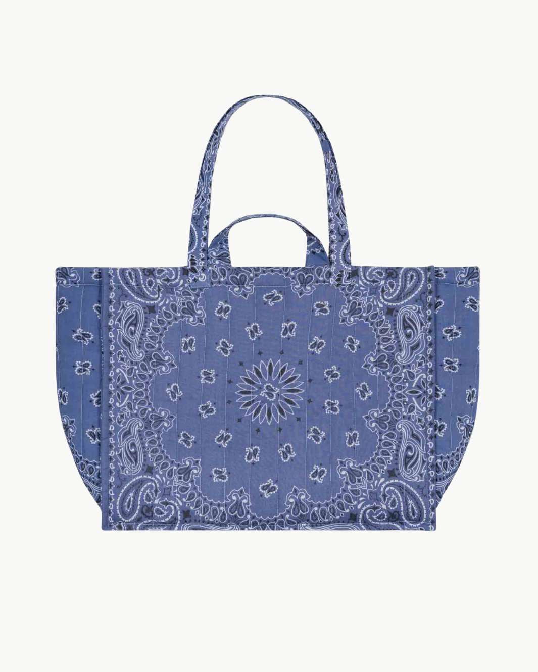 Quilted Medium Cabas Tote - Happy Face