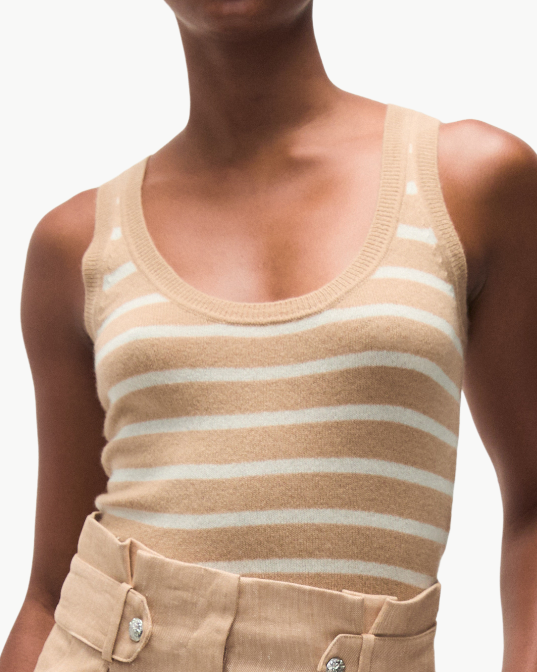 BIRKE CASHMERE TANK by Veronica Beard - Romi Boutique