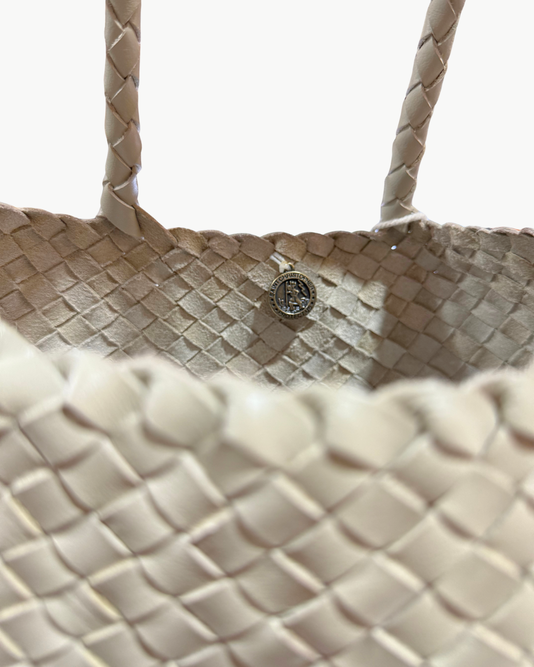 Dragon Diffusion SANTA CROCE SMALL IN PEARL at Romi Boutique