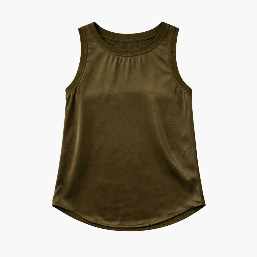 Michael Stars SHAY SATIN TANK at Romi Boutique