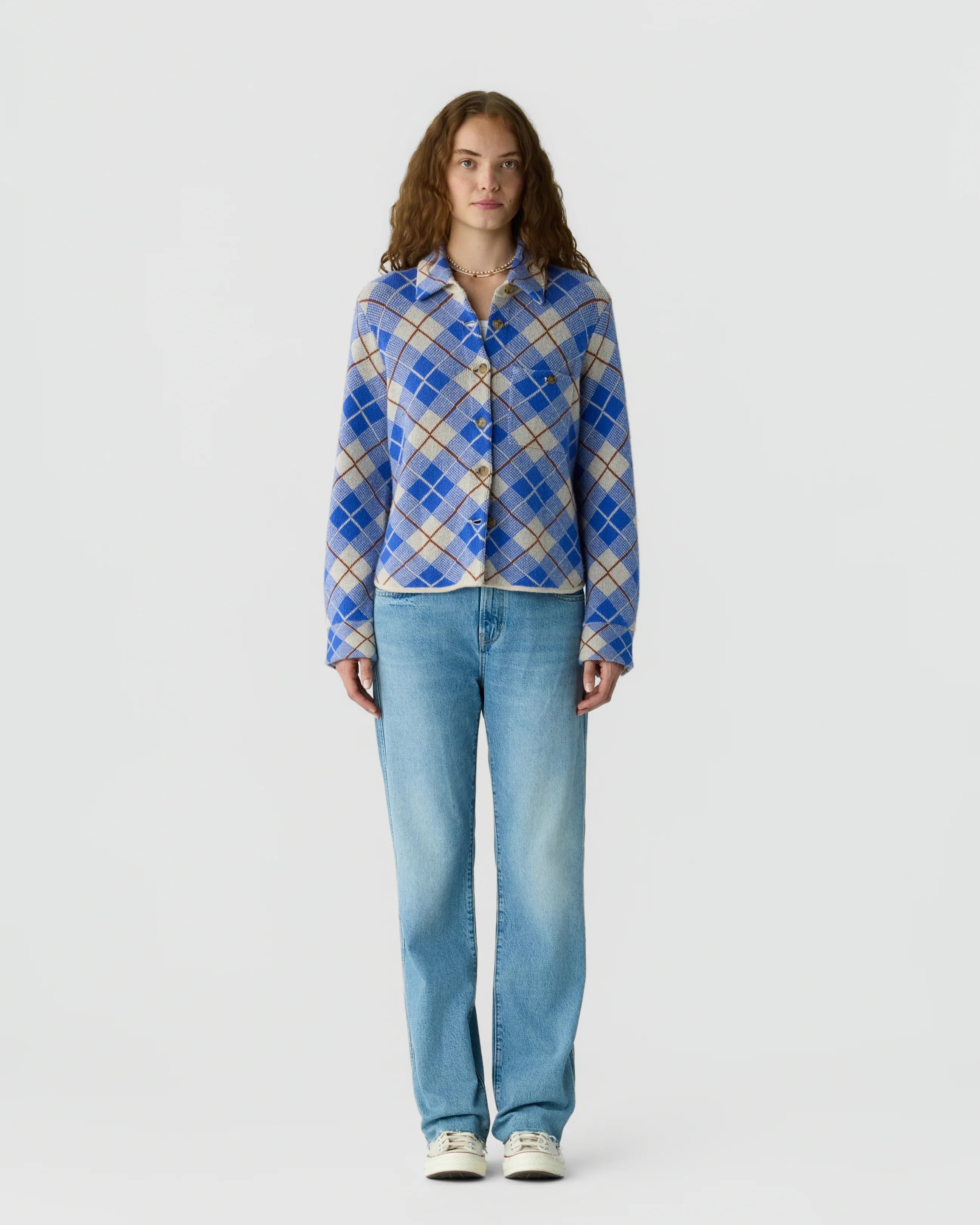 Guest In Residence Dylan Plaid Shirt at Romi Boutique