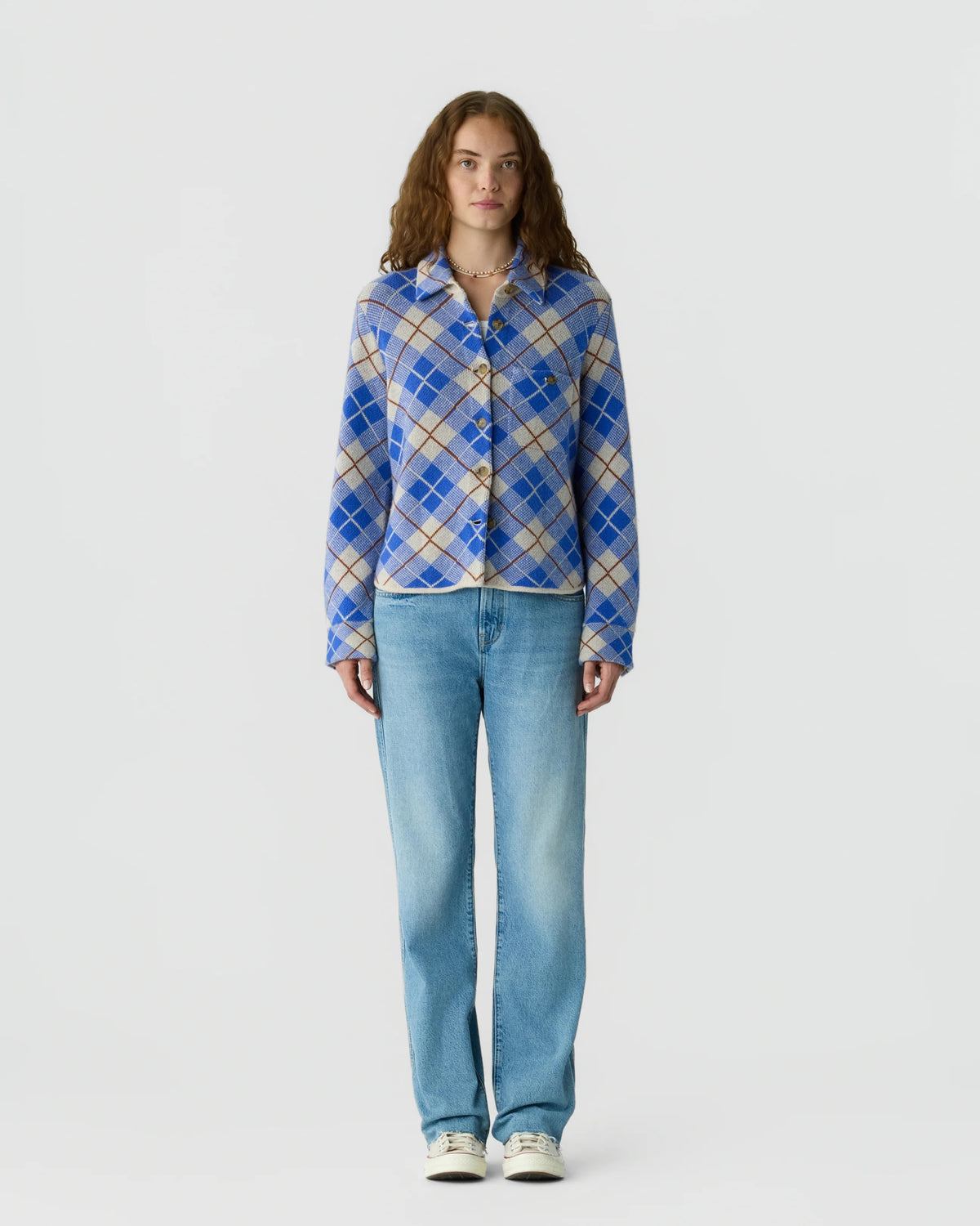 Guest In Residence Dylan Plaid Shirt at Romi Boutique