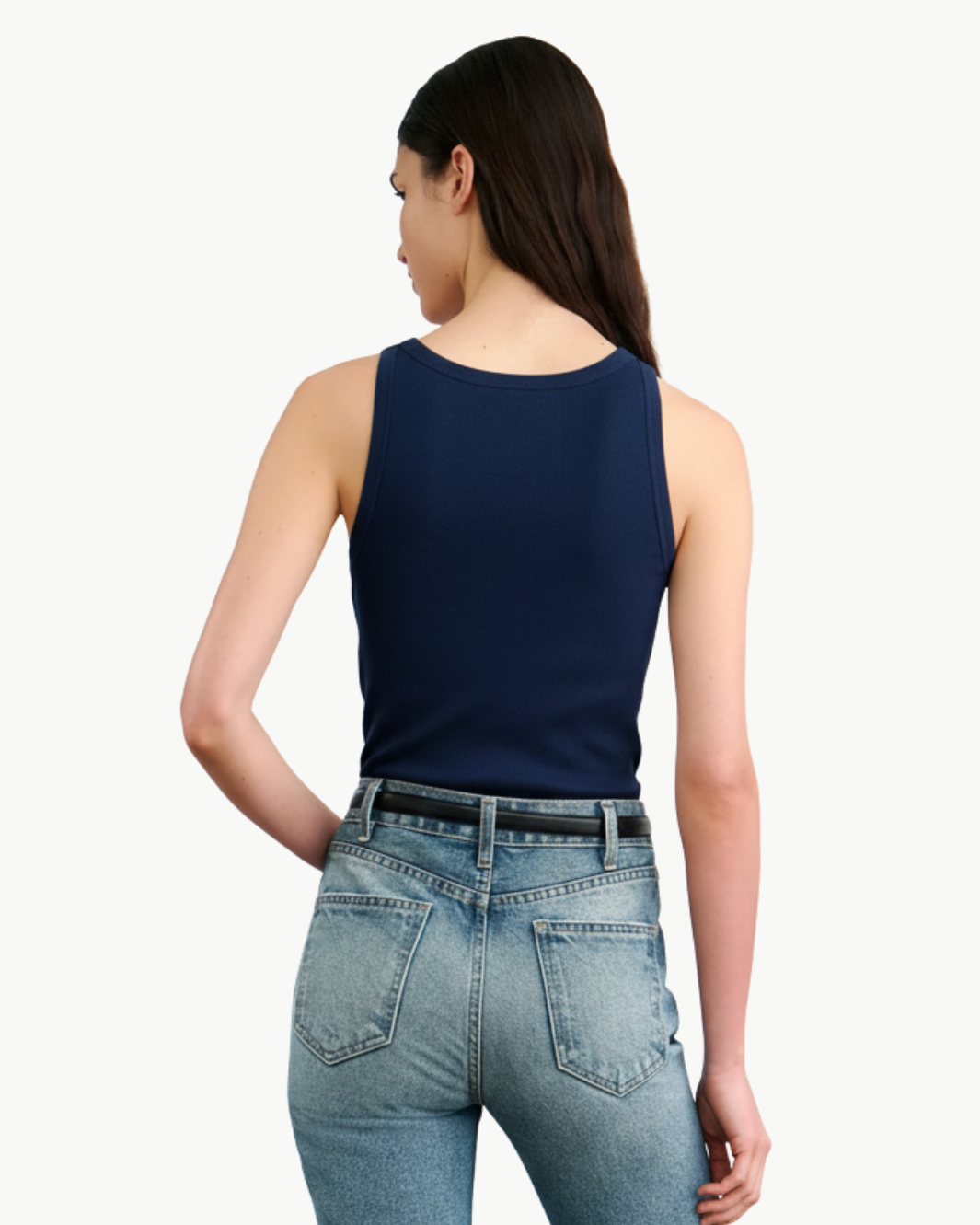 Nili Lotan Jennifer Rib Tank at Romi Boutique