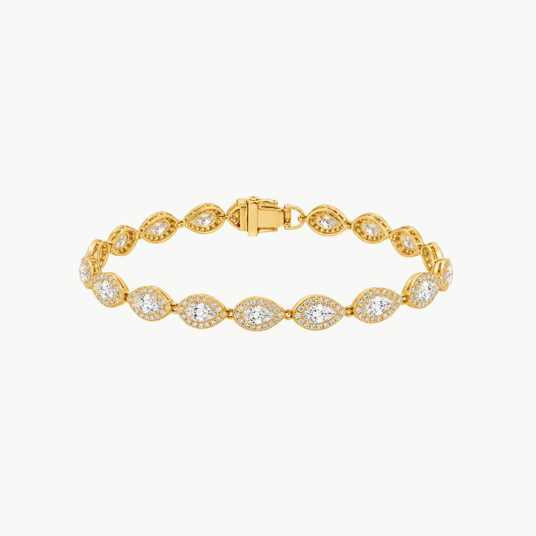 Georgian Oval Diamond Bracelet