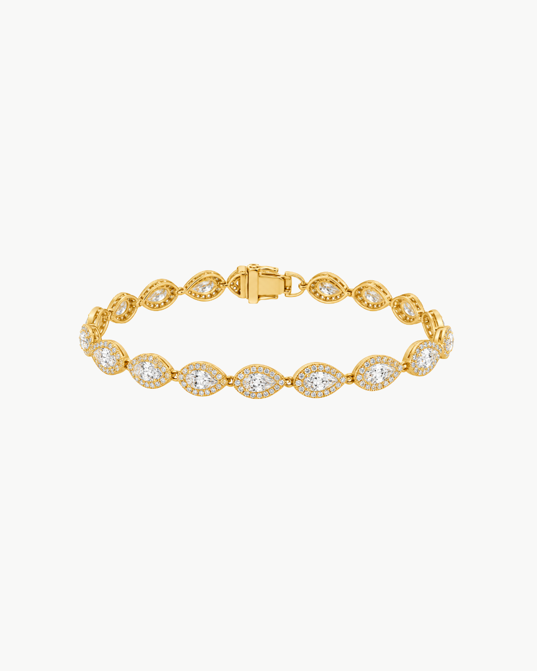 Georgian Oval Diamond Bracelet