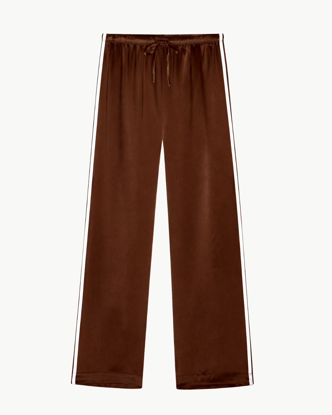 THE SILK STRIPE CROP PANT