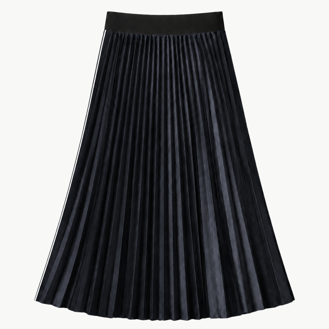 Two-Tone Denim Skirt