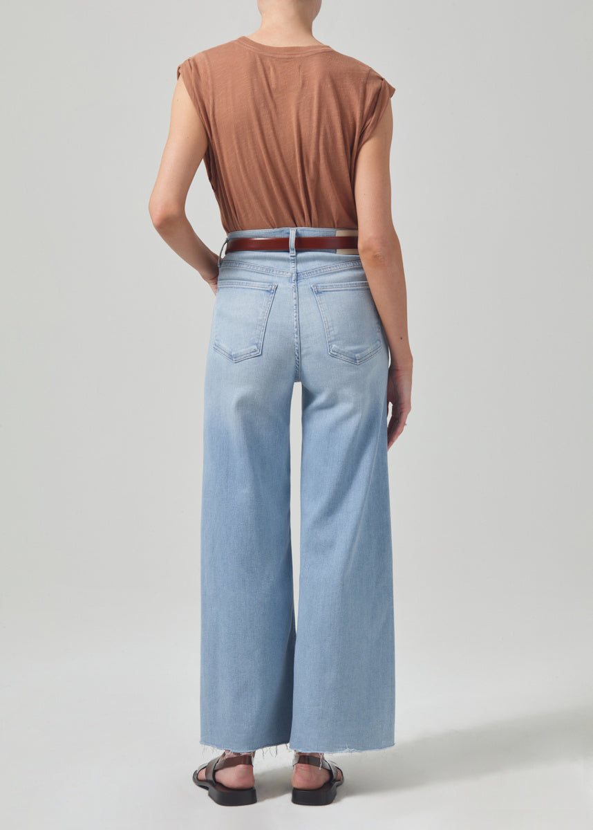 LYRA CROPPED WIDE LEG IN MARQUEE - Romi Boutique
