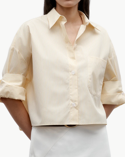 NEXT EX TOP IN IVORY/YELLOW IVY