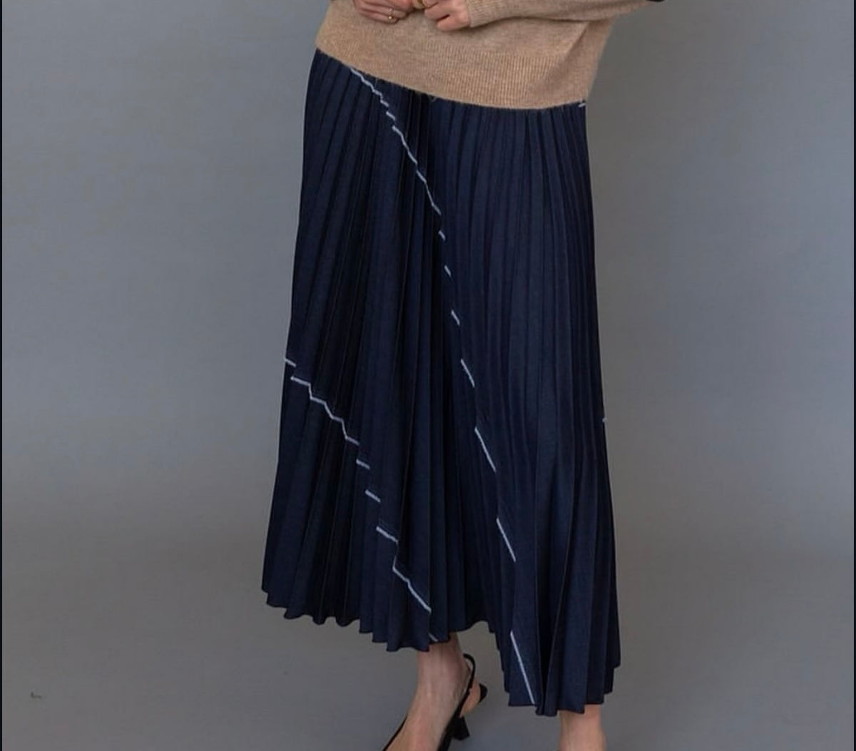 Denim Patchwork Skirt