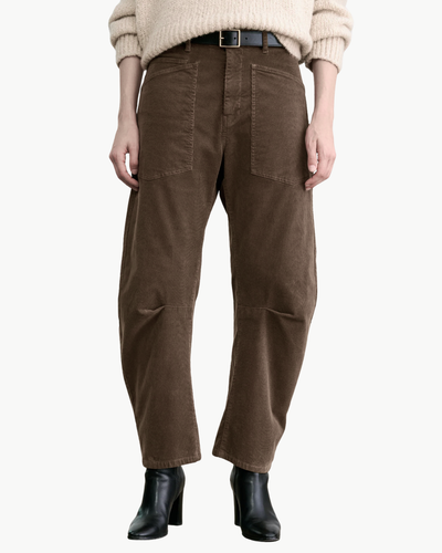 SHON CORDUROY PANT IN BRUNETTE - Romi Boutique