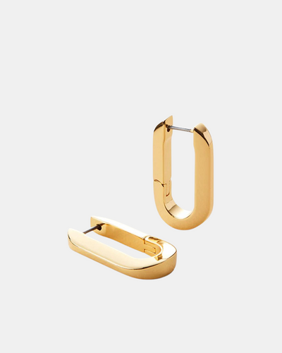 U-LINK EARRINGS IN GOLD