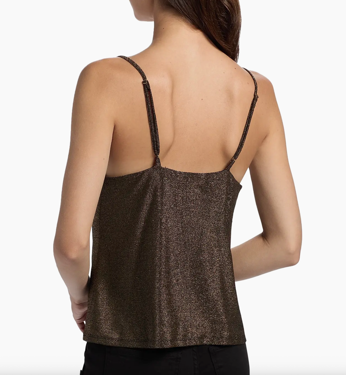 CARLA TANK IN GOLD KNIT