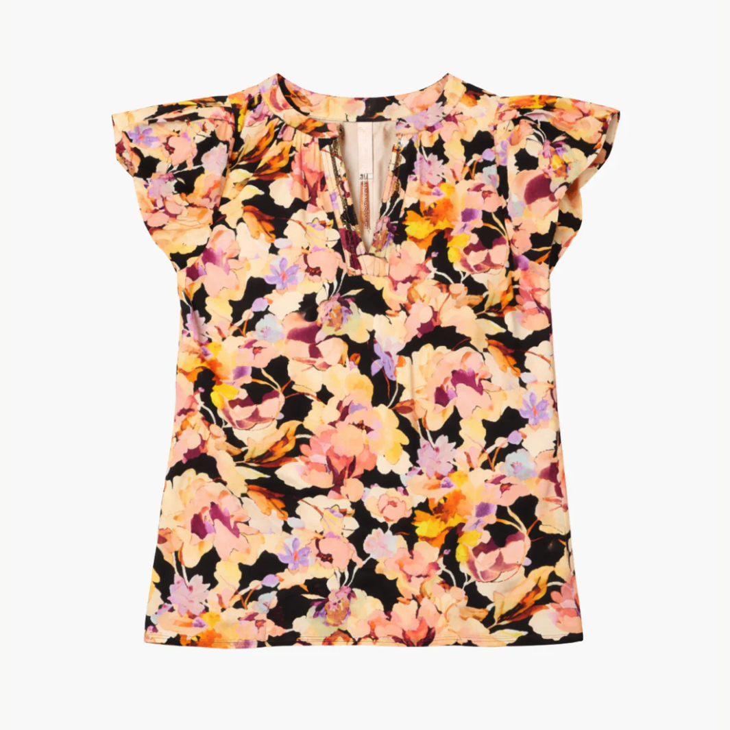 Ulla Johnson ABRIL SHORT SLEEVE COTTON TOP at Romi Boutique