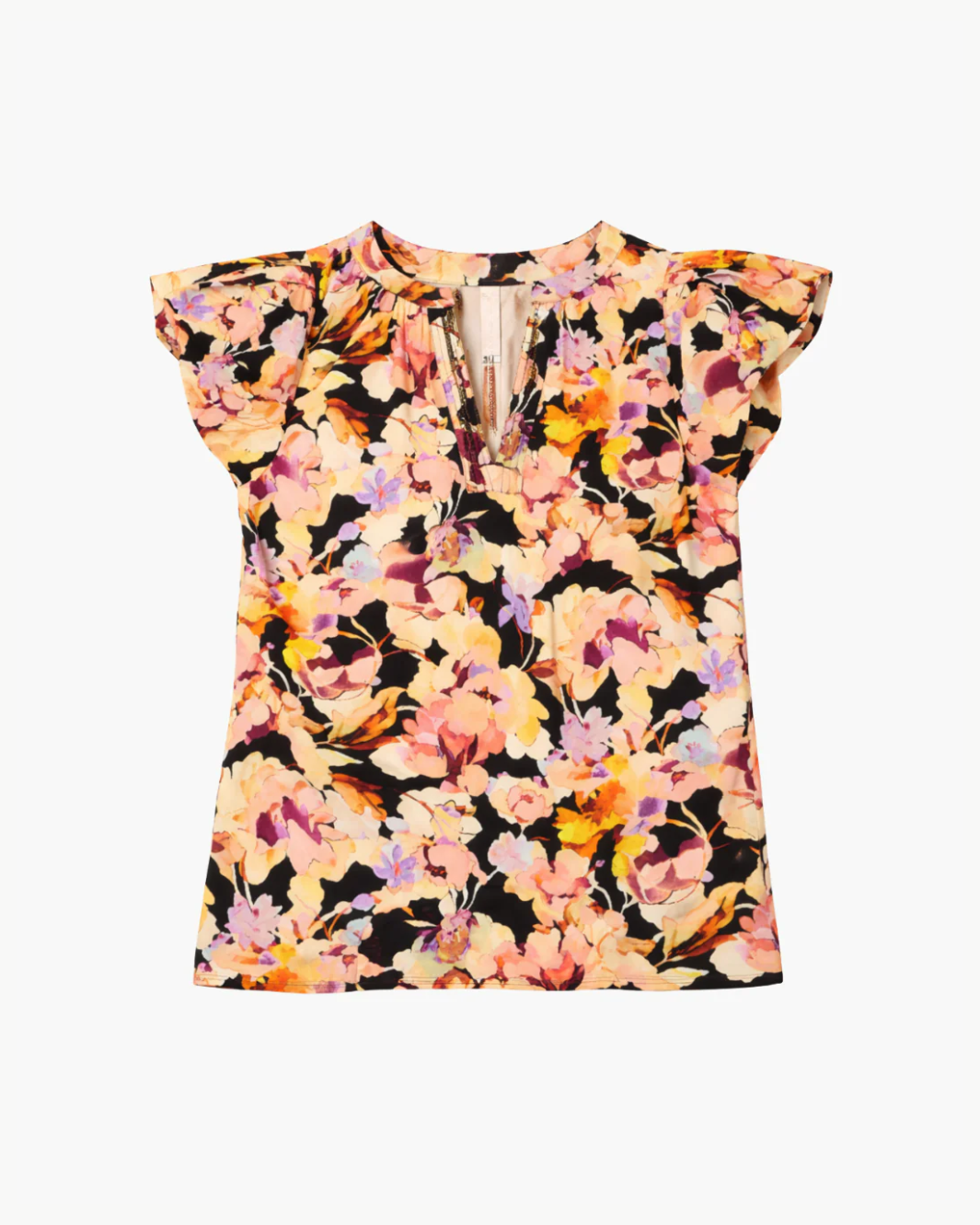 Ulla Johnson ABRIL SHORT SLEEVE COTTON TOP at Romi Boutique