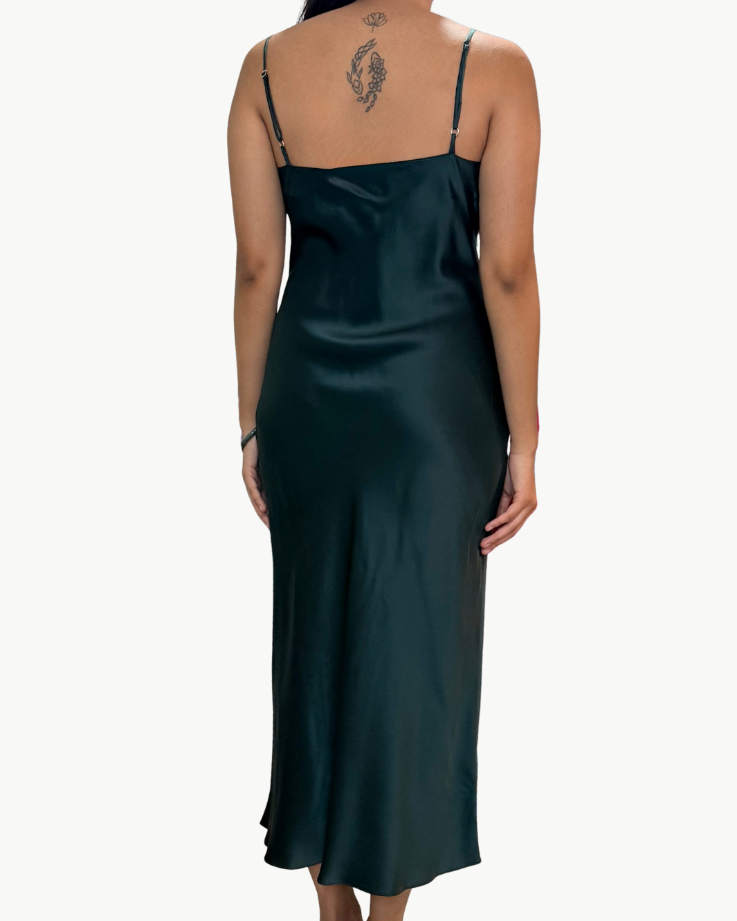 TAYLOR V-NECK BIAS CUT SILK DRESS IN SACRAMENTO