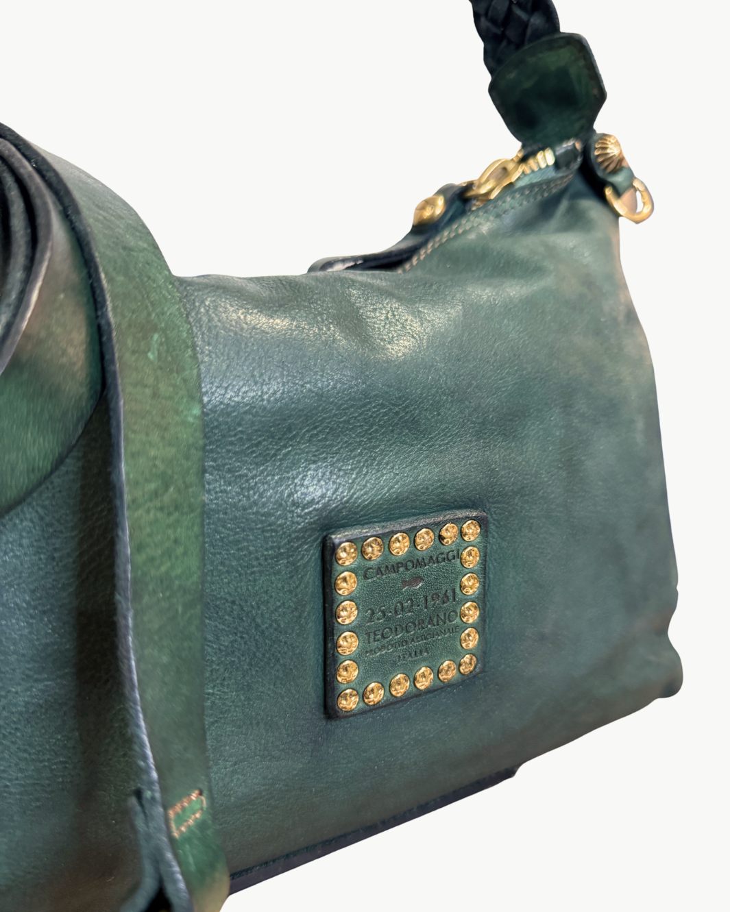 BICE SHOULDER BAG IN GREEN BOTTLE