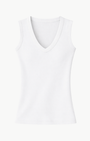 Enza Costa SUPIMA COTTON SLEEVELESS V at Romi Boutique