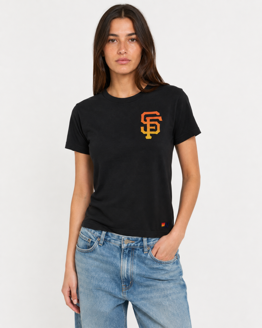 Aviator Nation San Francisco Giants Crew Tee at Romi Boutique