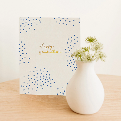 HAPPY GRADUATION DOTS GREETING CARD - Romi Boutique