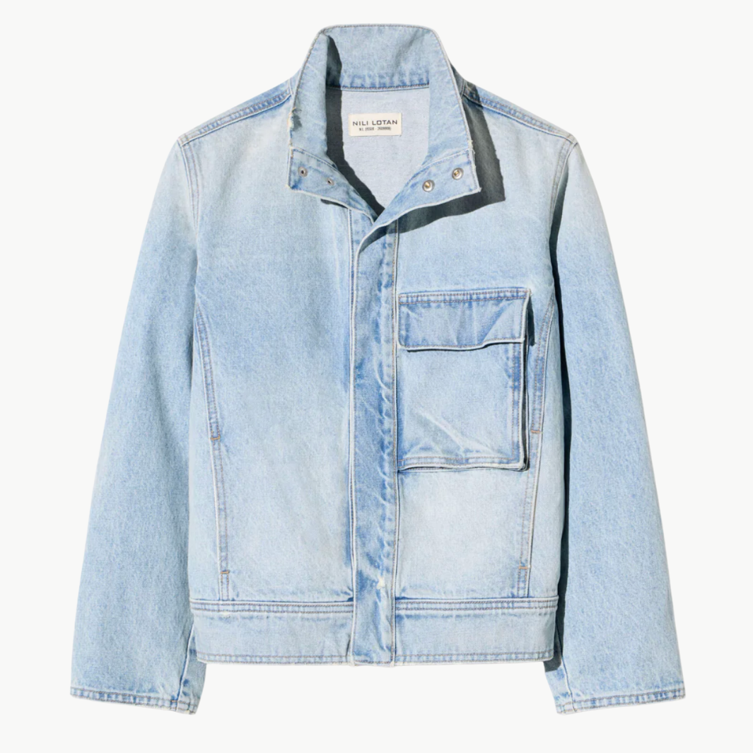 Nili Lotan MARILOU DENIM JACKET at Romi Boutique