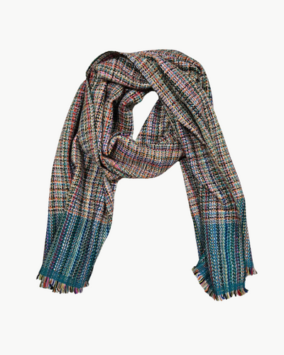 TEXTURE MUFFLER IN BLUE