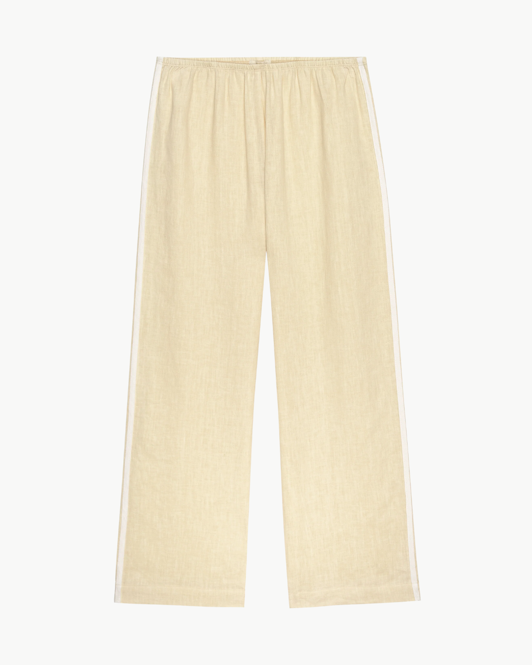 The Linen Crop Stripe Pant